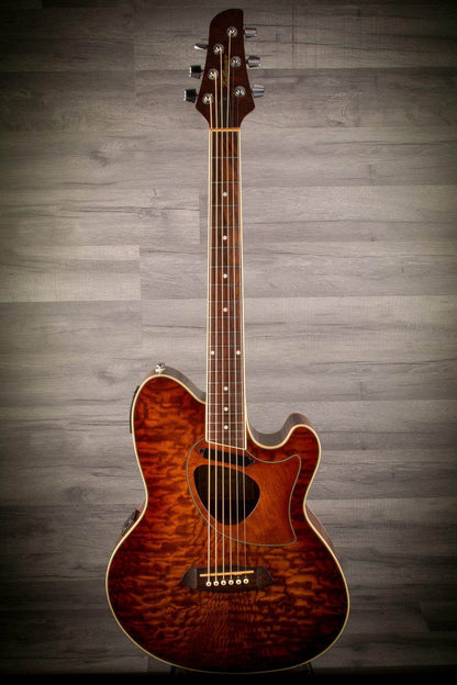 USED - Ibanez TCM50E Vintage Brown Sunburst