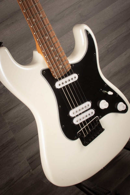 Squier Contemporary Stratocaster® Special HT Electric Guitar, Laurel Fingerboard, Black Pickguard - Pearl White