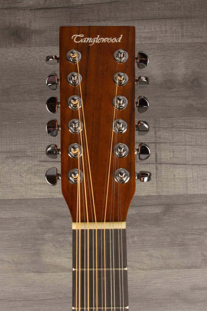 Tanglewood TW40-12-SDANE 12 String Slope Shoulder Dreadnought Acoustic Guitar - Hard Case