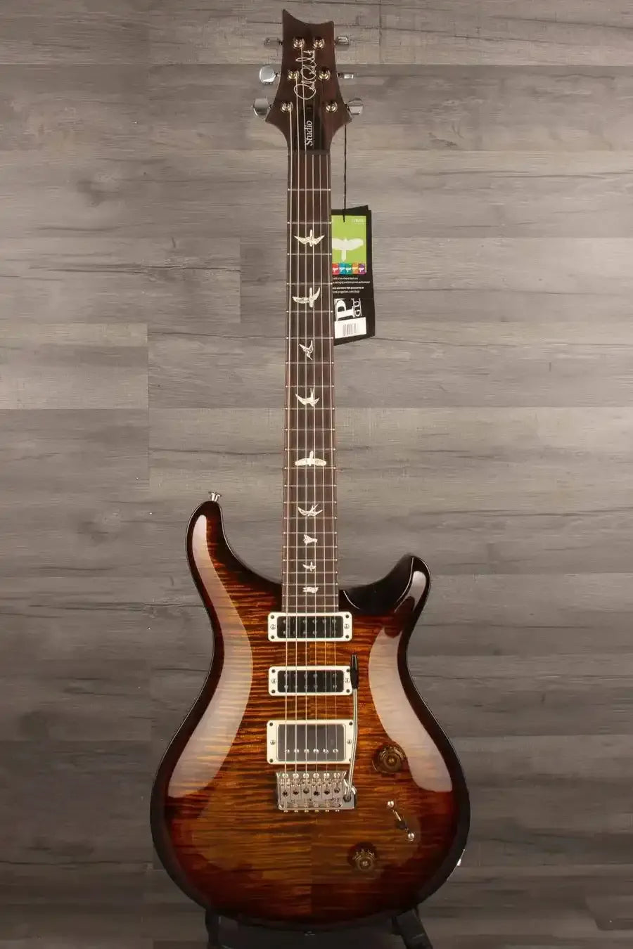 PRS Studio Electric Guitar (#0342498) - Black Gold Wrap, 58/15 LT Humbucker, Dual Narrowfield Pickups, Gen III Tremolo