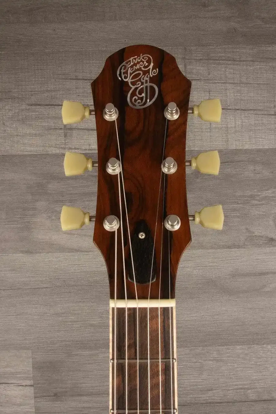 Patrick James Eggle Macon Carved Electric Guitar (#31117), Blackburst - Master Grade Quilt Maple