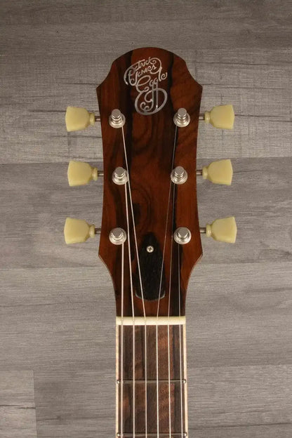 Patrick James Eggle Macon Carved Electric Guitar (#31117), Blackburst - Master Grade Quilt Maple