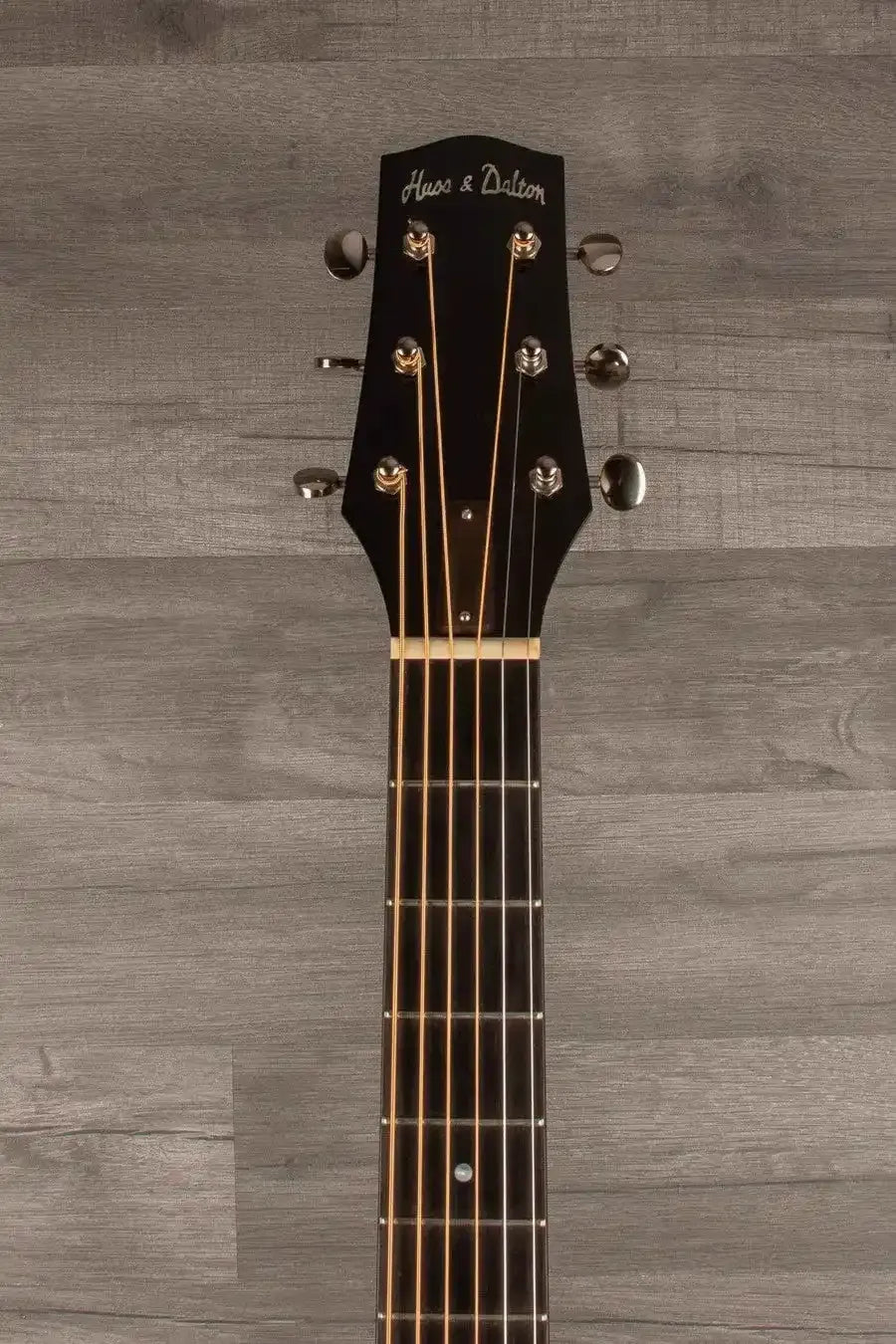 USED Huss & Dalton Albert Lee MJ Acoustic Guitar (#4) - Sunburst Finish, Fire Stripe Pickguard, Original Tweed Case