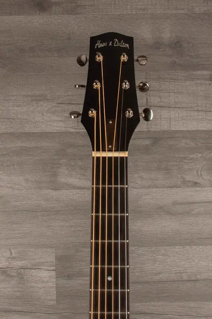 USED Huss & Dalton Albert Lee MJ Acoustic Guitar (#4) - Sunburst Finish, Fire Stripe Pickguard, Original Tweed Case
