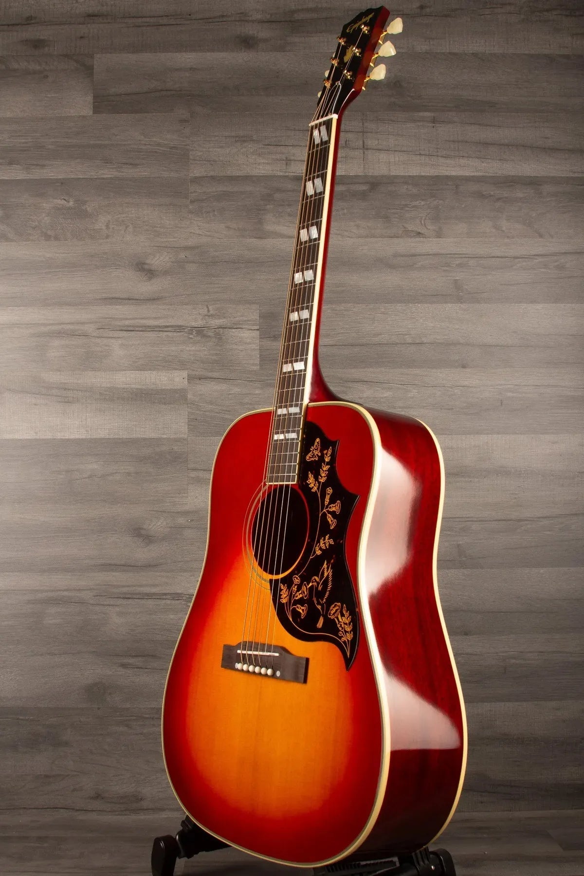 Epiphone Inspire By Gibson 1960 Hummingbird Reissue, Heritage Cherry Sunburst