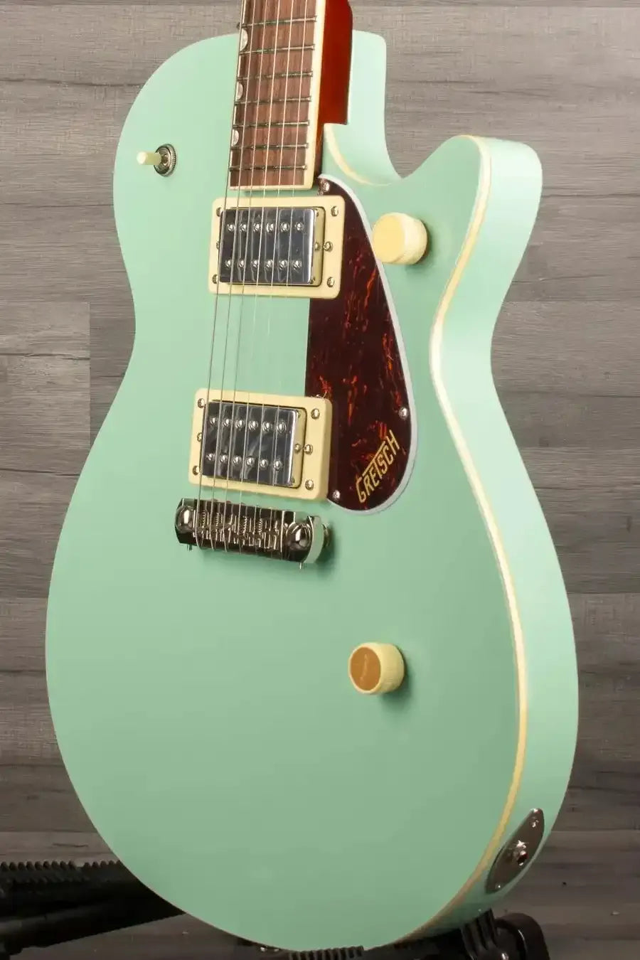 Gretsch  Streamliner™ Jet™ Club Single-Cut with Wraparound, Laurel Fingerboard, Mint Metallic