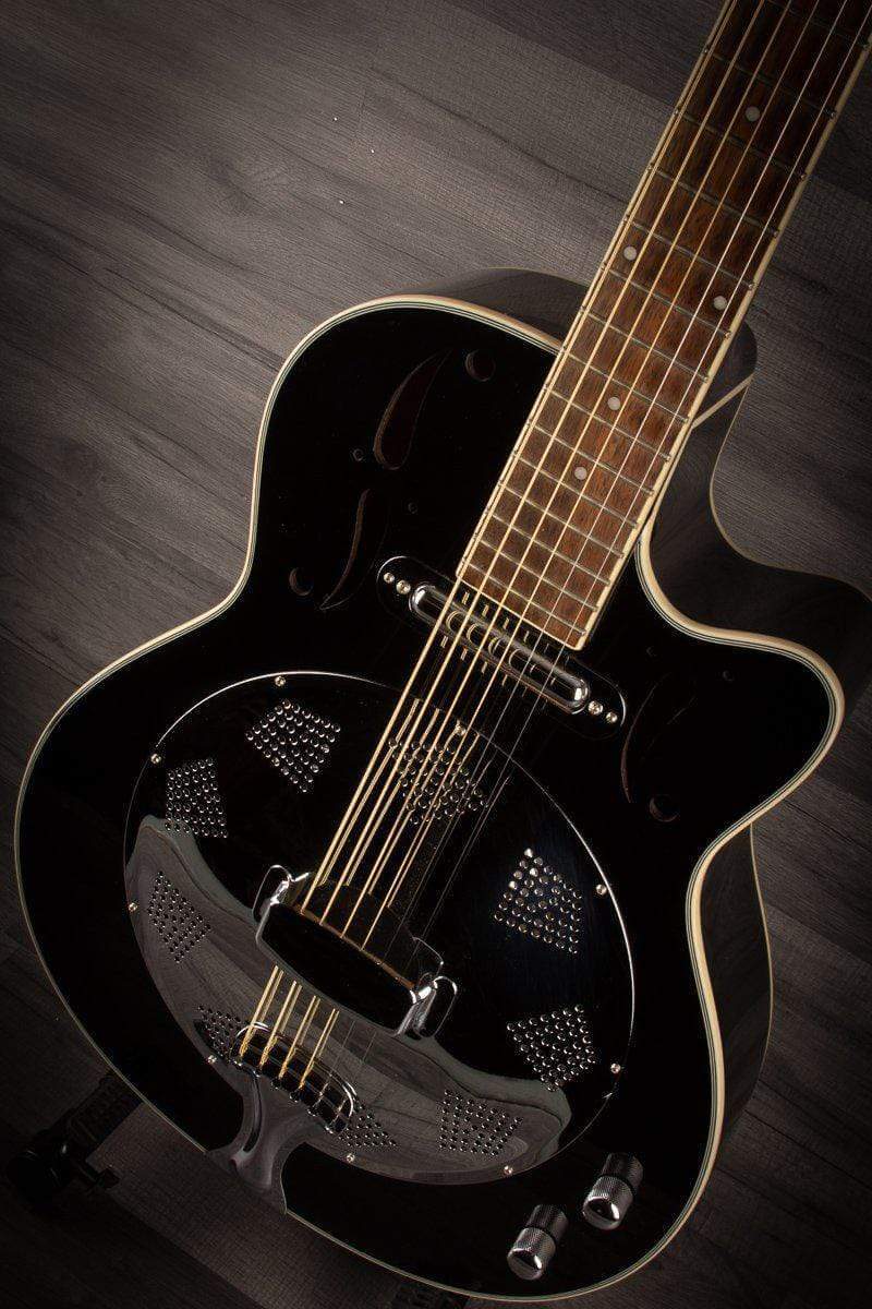 USED - Ozark 3515E Resonator Black Electro Cutaway