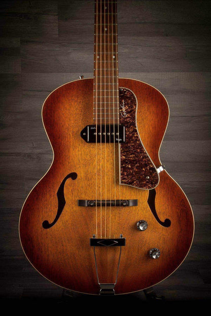 USED - Godin 5Th Avenue Kingpin P90 - Cognac Burst