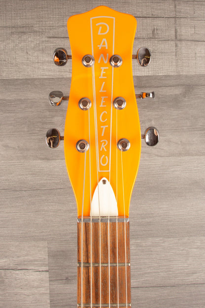 Used Danelectro 59M NOS DC - Excellent Condition Orange Guitar