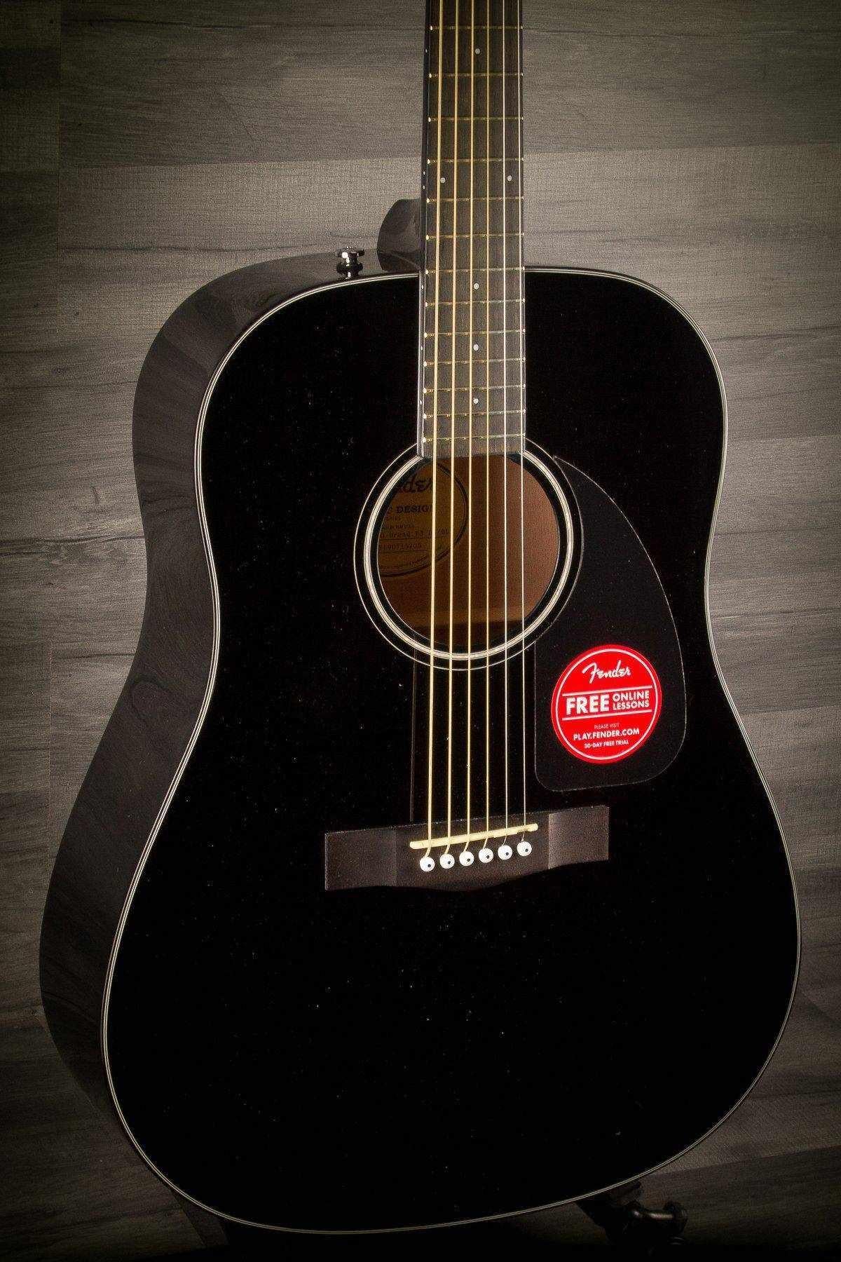 Fender CD60 v3 - Black - Acoustic Guitar