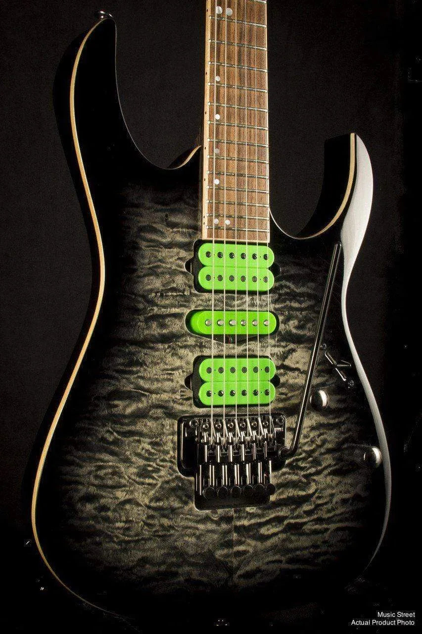 USED - Ibanez Rgm970Wqmz Black Ice Burst