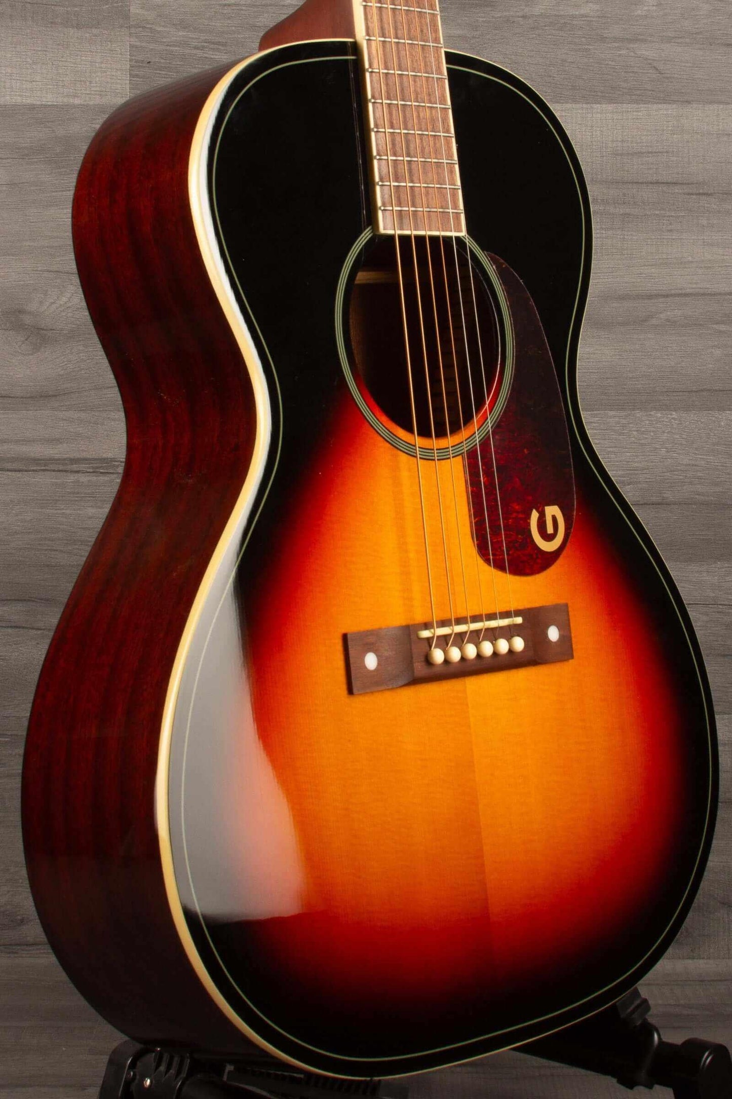 Gretsch Jim Dandy™ Concert LTD, Solid Top, Walnut Fingerboard, Heritage Burst