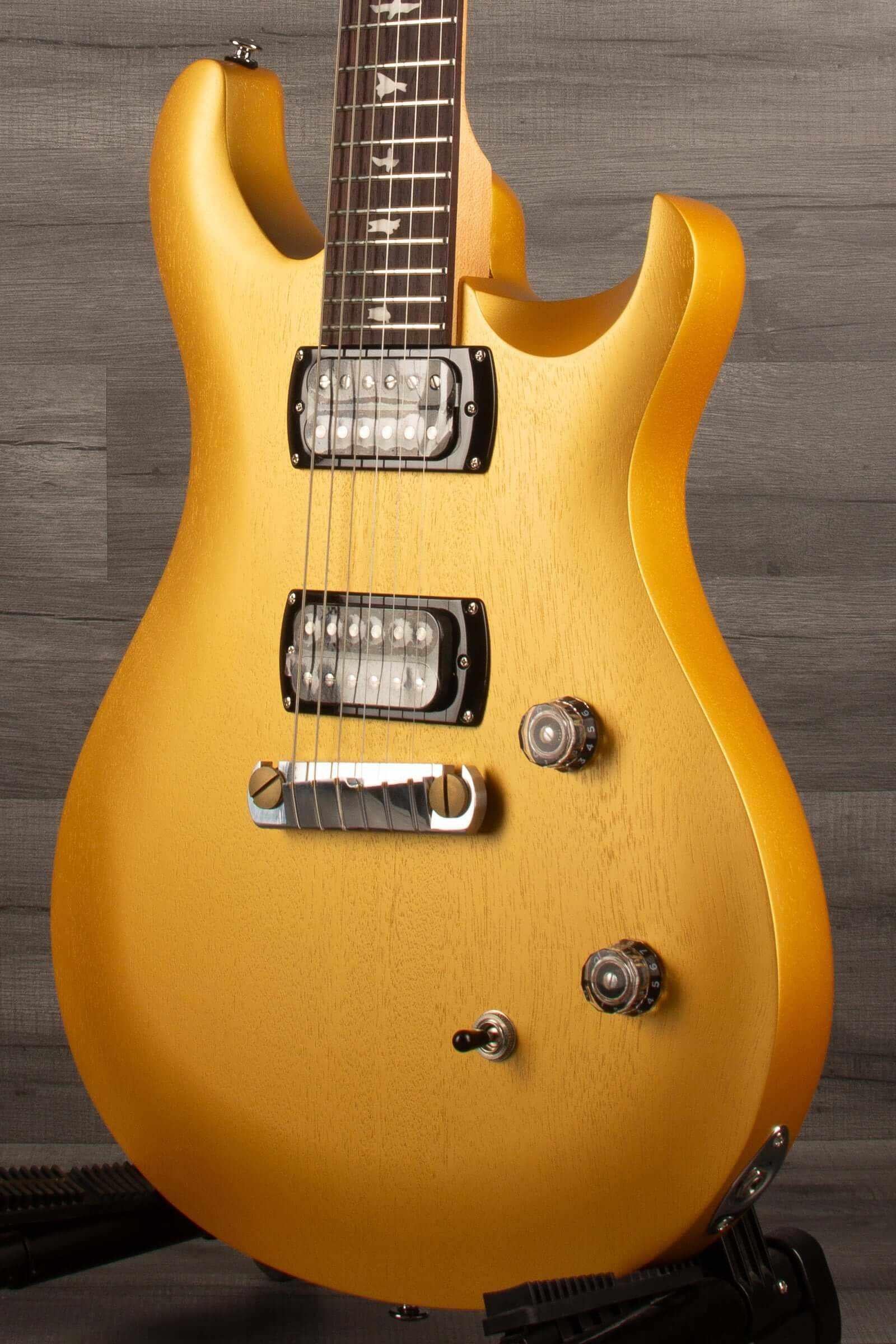 PRS SE CE24 Standard satin Stoptail - Metallic Gold