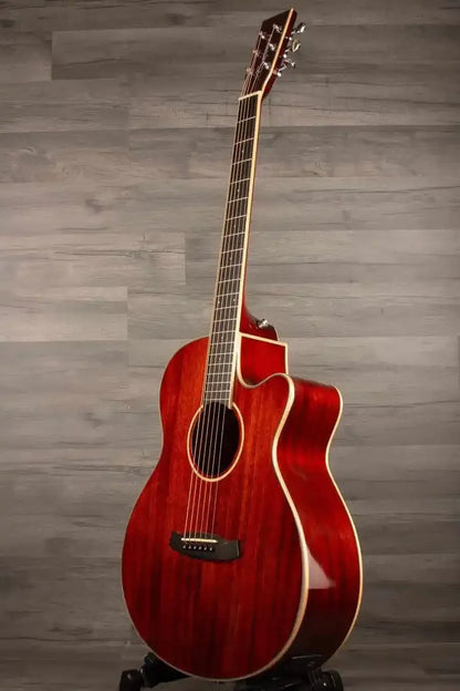 Tanglewood TW4CER Winterleaf Super Folk Acoustic Guitar - Red Gloss