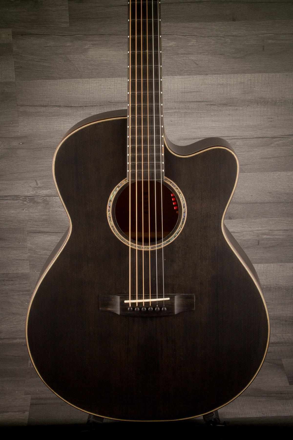 Auden Austin Cutaway Electro Acoustic Guitar - Satin Black