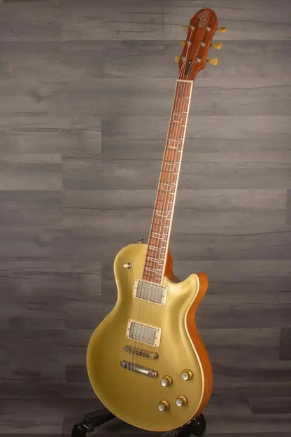 Patrick James Eggle Macon Carved Top Electric Guitar (#30913), Santos Rosewood Neck, Cream T GT57 Pickups