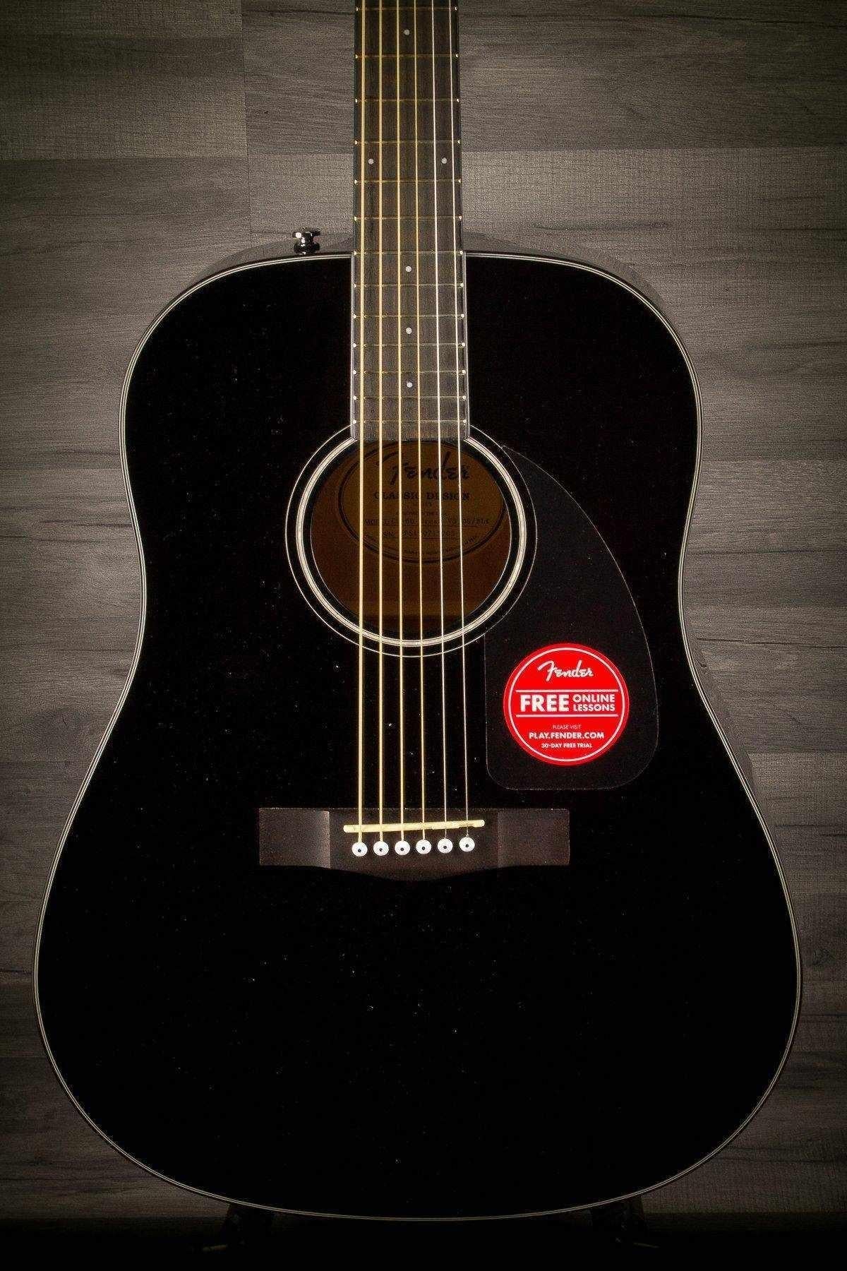 Fender CD60 v3 - Black - Acoustic Guitar