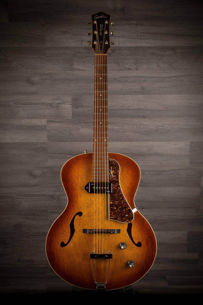 USED - Godin 5Th Avenue Kingpin P90 - Cognac Burst
