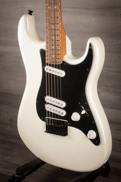 Squier Contemporary Stratocaster® Special HT Electric Guitar, Laurel Fingerboard, Black Pickguard - Pearl White