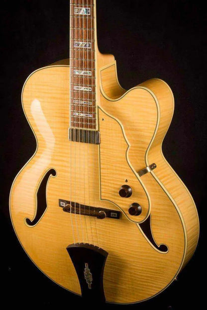 USED - Ibanez AF105 Hollowbody Electric Guitar - Natural inc hard case