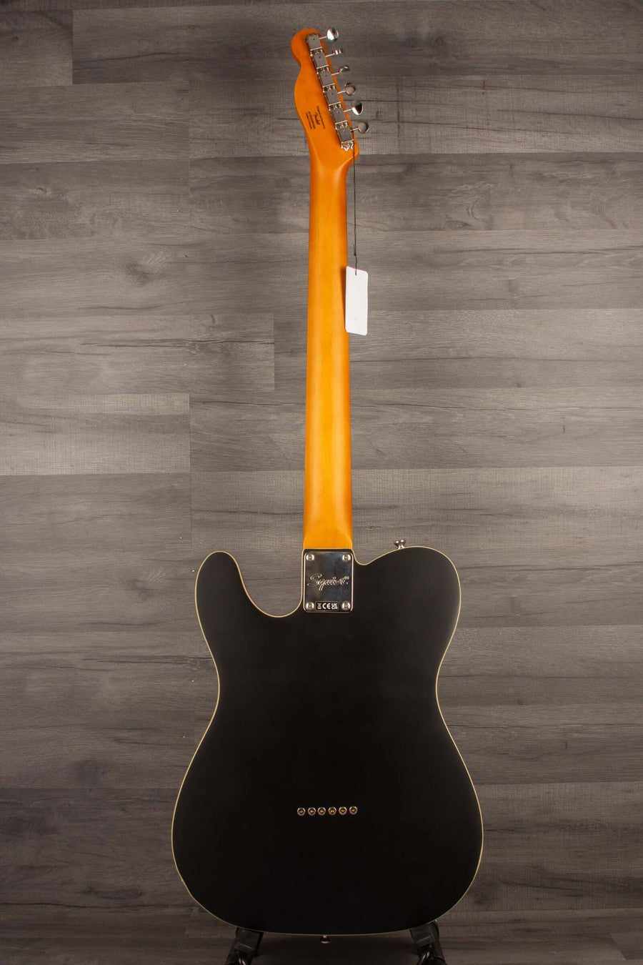 Squier  Classic Vibe Baritone Custom Telecaster®, Laurel Fingerboard, Parchment Pickguard, Satin Black
