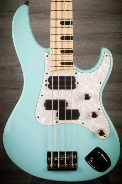 Yamaha Attitude Limited 3 Bass Guitar - Sonic Blue, Billy Sheehan Signature Model - 34" Scale, DiMarzio Pickup
