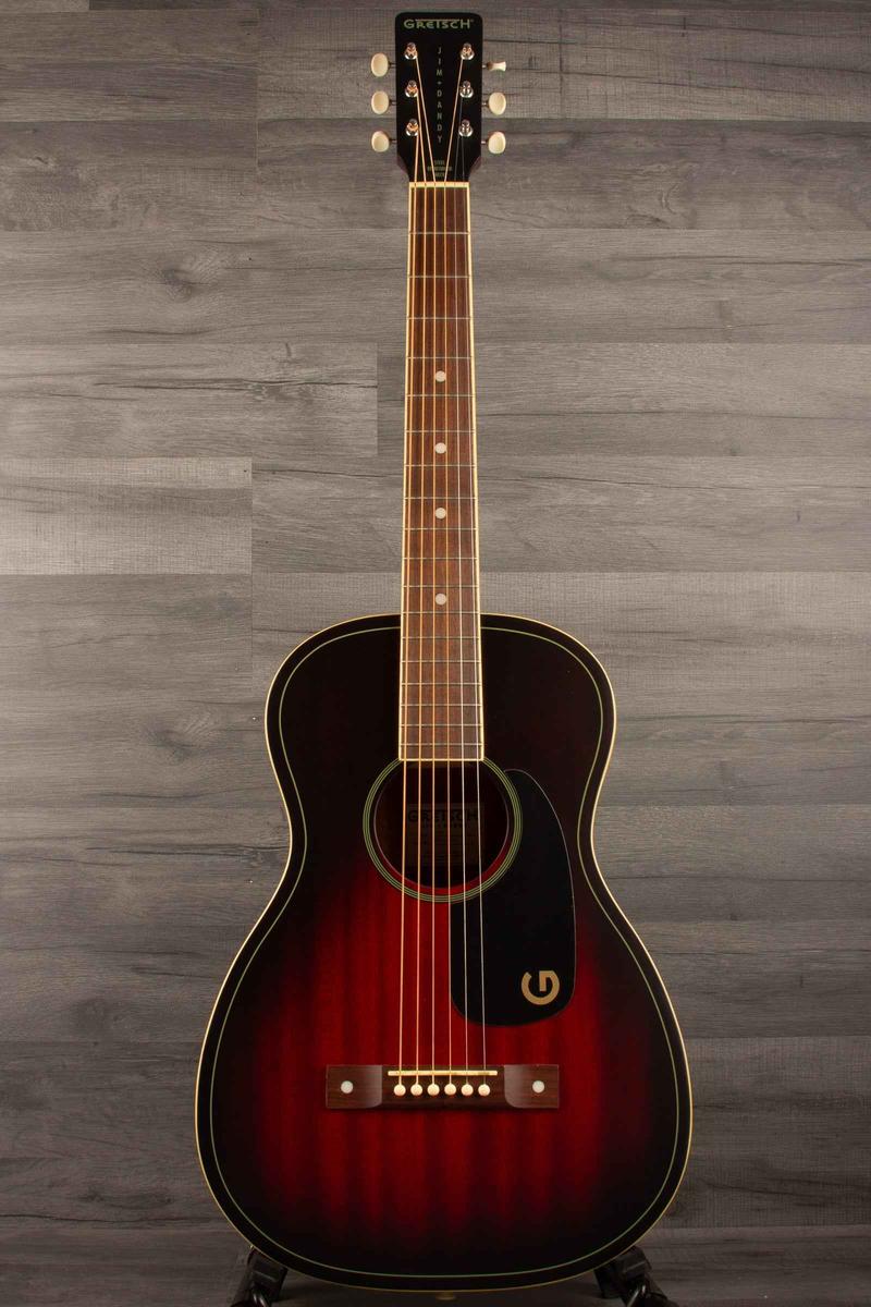 Gretsch  Jim Dandy™ Parlor, Walnut Fingerboard, Black Pickguard, Deep cherry burst