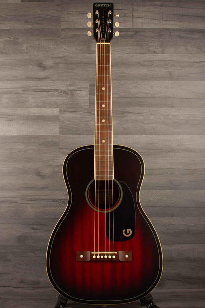Gretsch  Jim Dandy™ Parlor, Walnut Fingerboard, Black Pickguard, Deep cherry burst