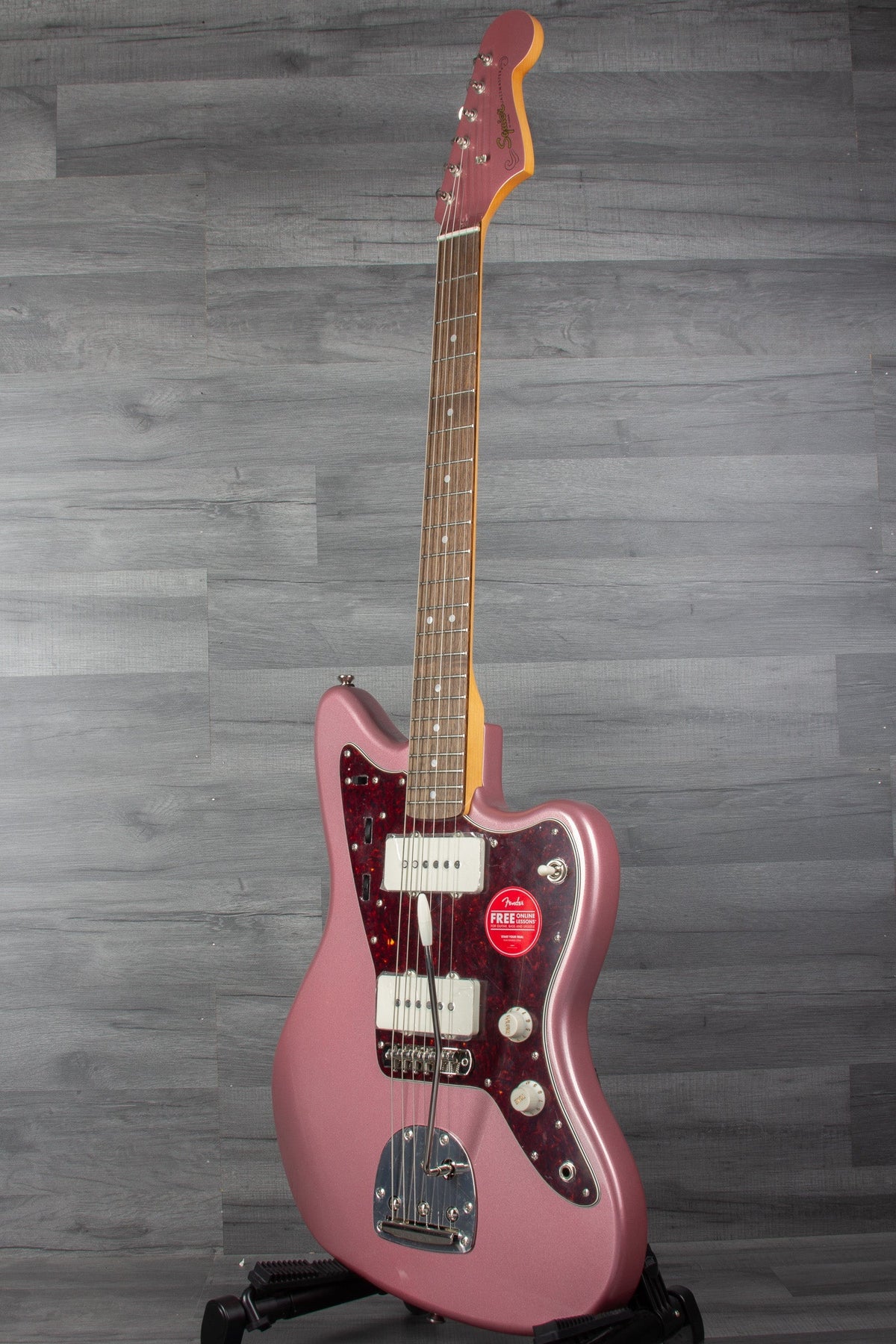 Squier FSR Classic Vibe™ 60s Jazzmaster®, Laurel Fingerboard, Tortoishell Pickguard, Matching Headstock, Burgundy Mist