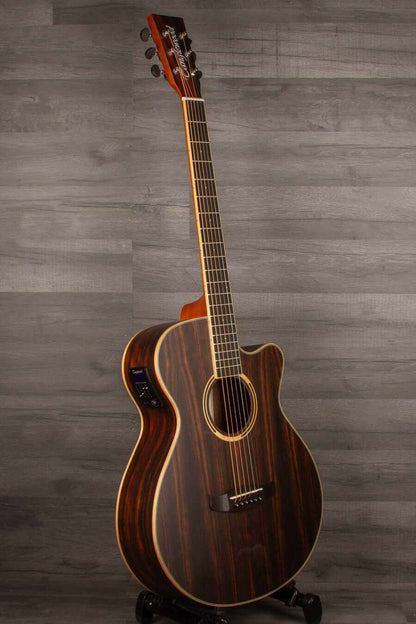 B Stock - Tanglewood DBT SFCE AEB - Exotic  Ebony Electro Acoustic Guitar