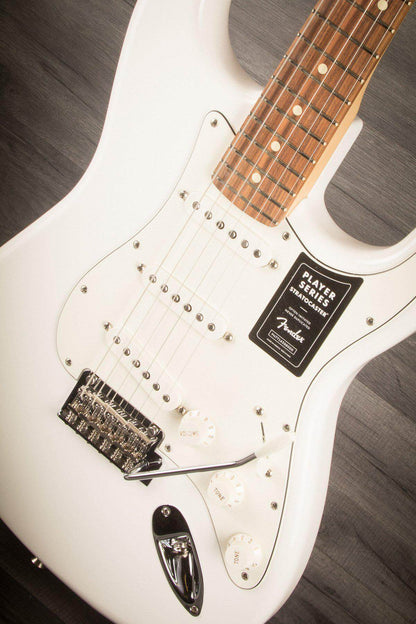 USED - Fender Player Series Stratocaster - Polar White - Pau Ferro