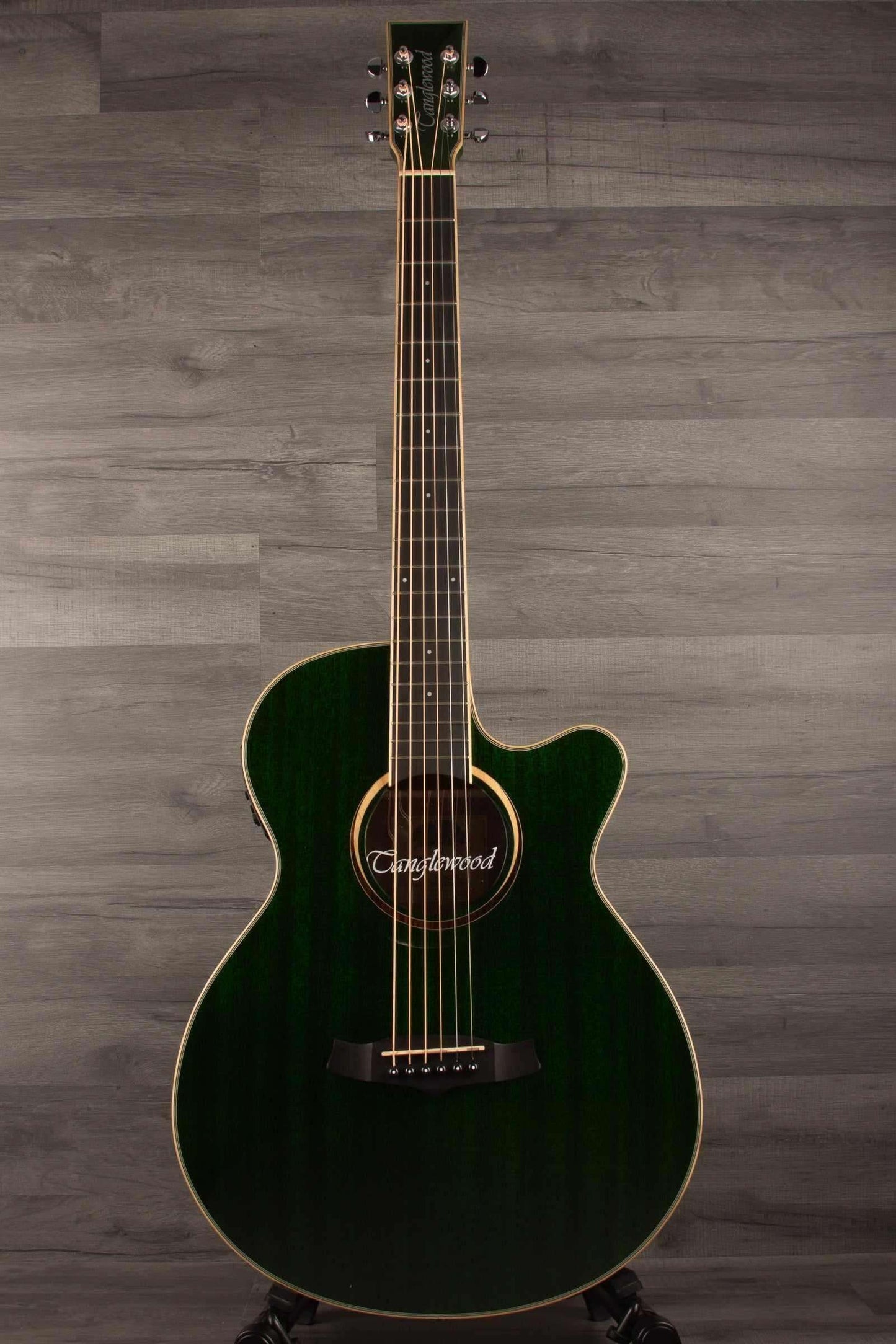 Tanglewood TW4CEFG Winterleaf Green Gloss Acoustic Guitar - Premium Quality and Unique Design
