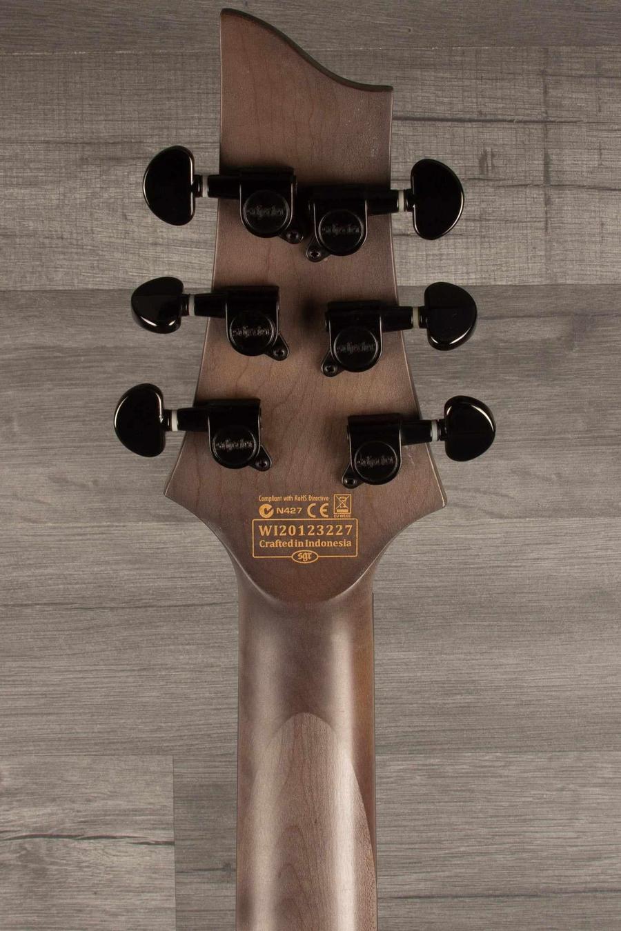 USED -  Schecter Omen Elite - See through Black