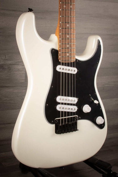 Squier Contemporary Stratocaster® Special HT Electric Guitar, Laurel Fingerboard, Black Pickguard - Pearl White