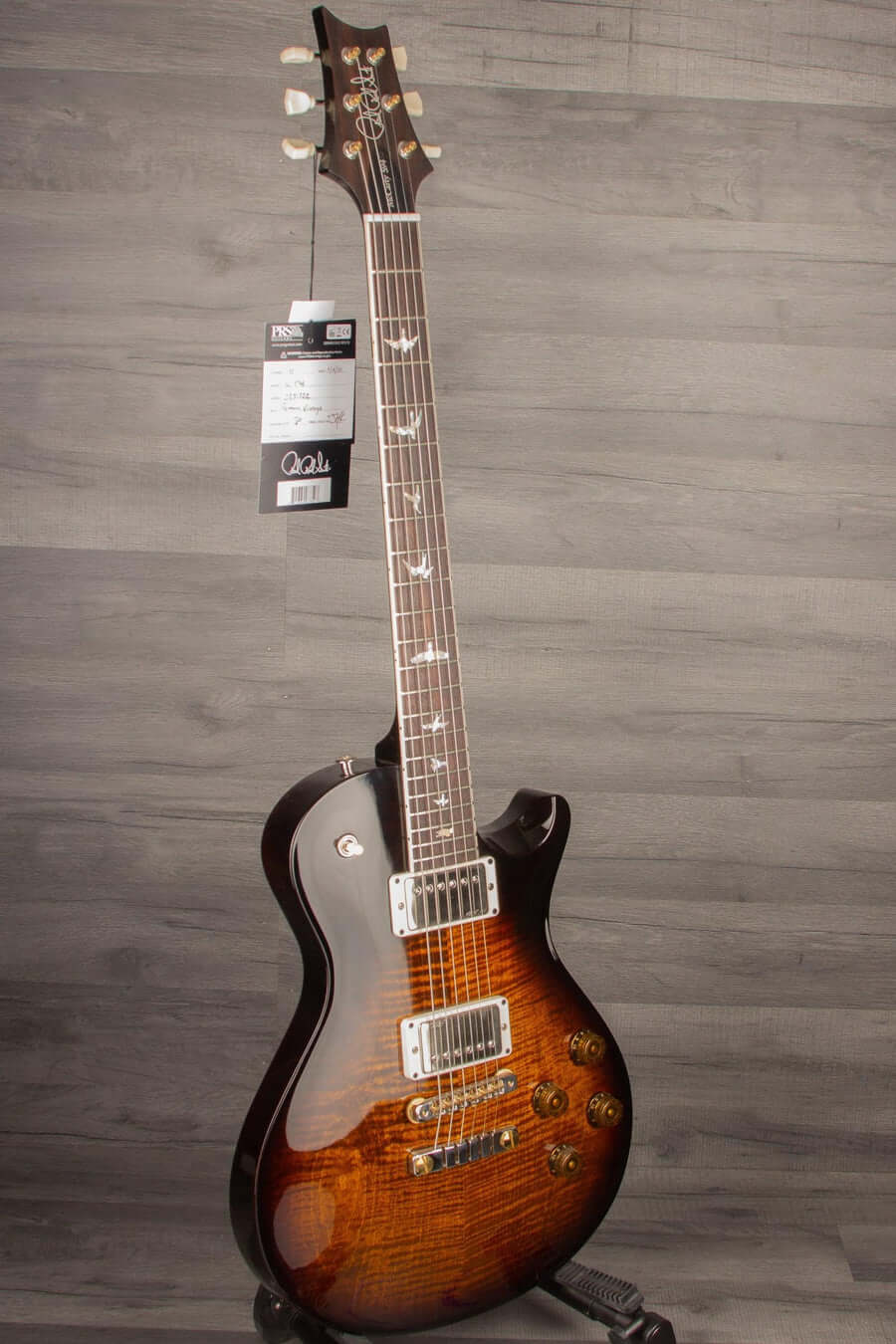 PRS McCarty SC594 Electric Guitar s#0331322 – 58/15 LT+ Pickups, Black Gold Wrap