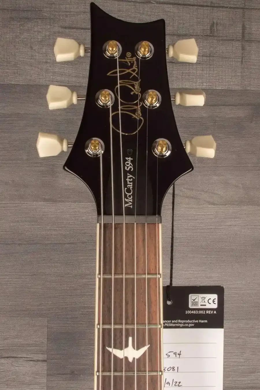 PRS S2 McCarty 594 Singlecut Electric Guitar, Whale Blue Finish