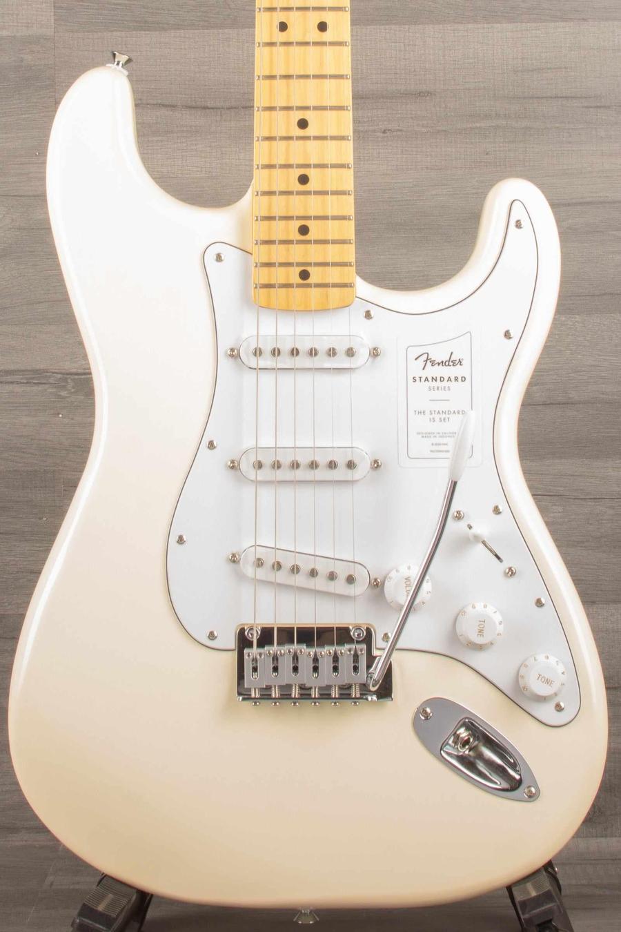 Fender Standard Stratocaster Olympic White Electric Guitar
