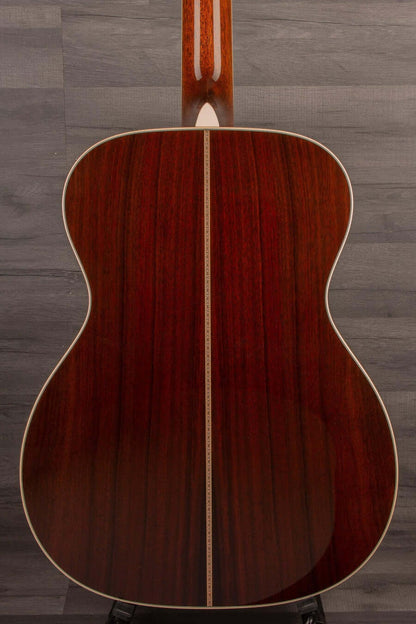 Martin OM-42 Reimagined Acoustic Guitar, Abalone Inlays, Modified Low Oval Neck