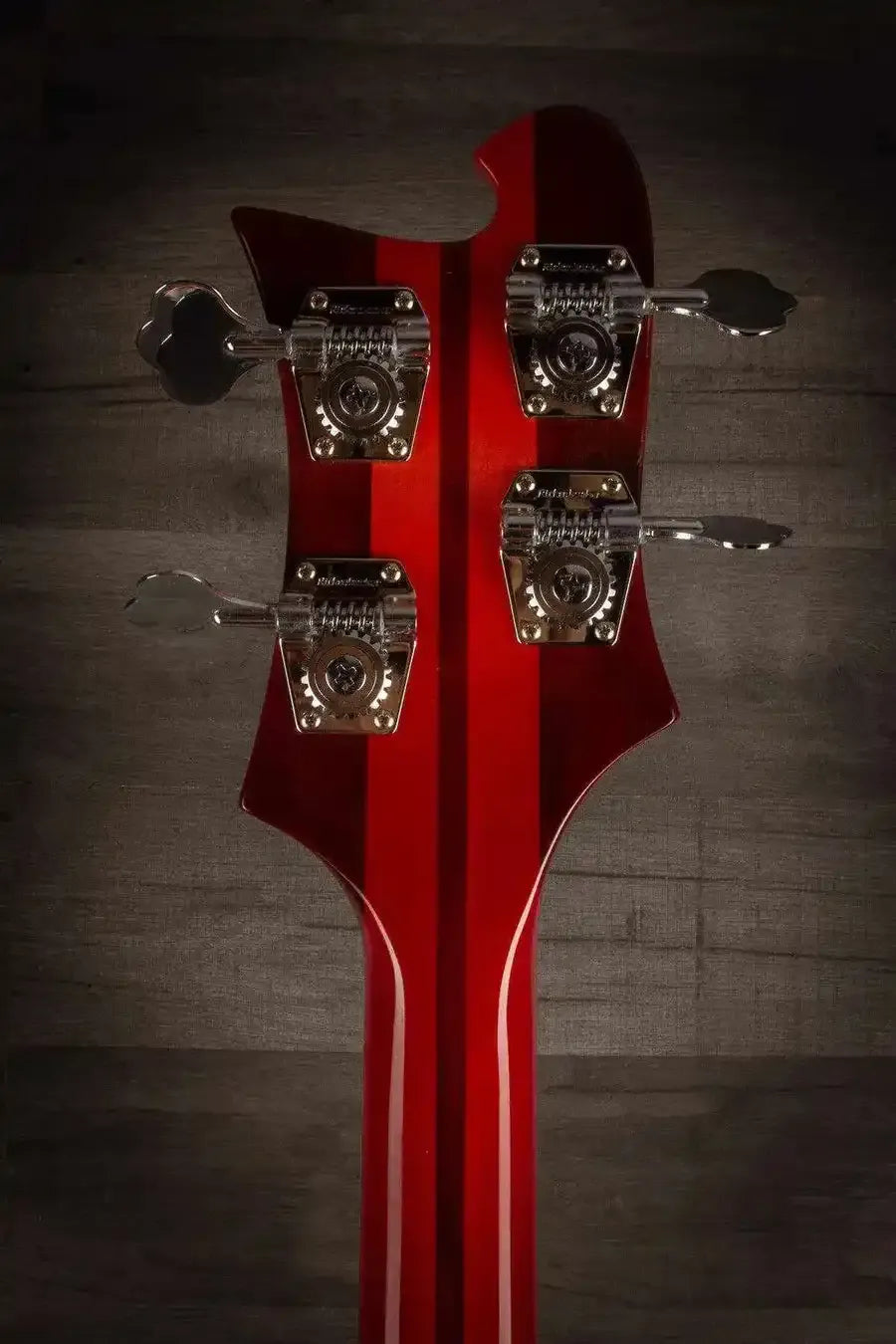 Rickenbacker 4005XC Bass Guitar, 90th Anniversary Ltd Edition, Amber FireGlo, Semi-Hollow Maple Body
