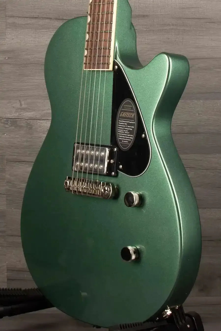 Gretsch Electromatic Jet Club 1 Pickup Steel Olive Green Guitar