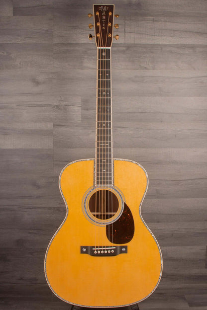 Martin OM-42 Reimagined Acoustic Guitar, Abalone Inlays, Modified Low Oval Neck