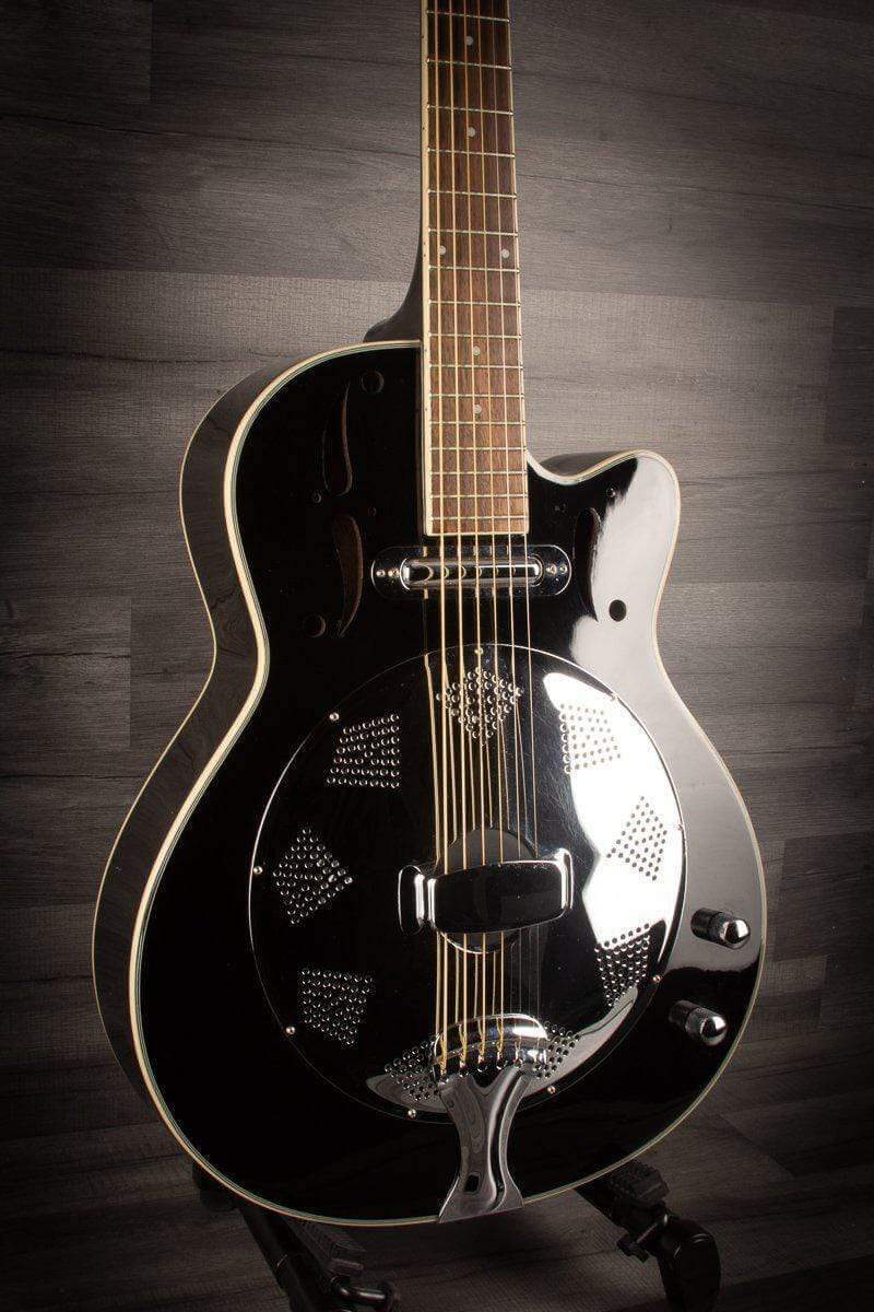 USED - Ozark 3515E Resonator Black Electro Cutaway