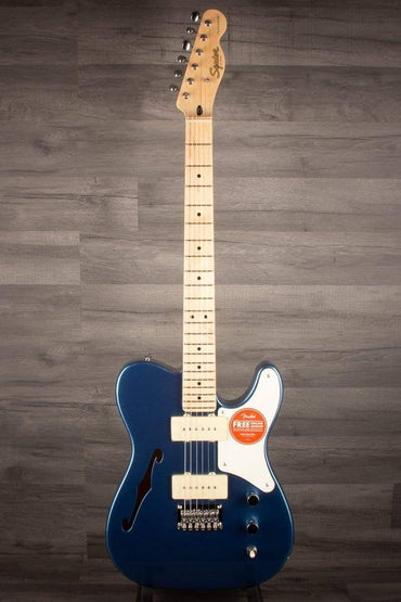 Squier Paranormal Cabronita Telecaster Thinline Electric Guitar - Lake Placid Blue