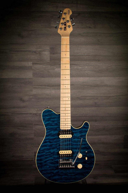 MusicMan Sterling SUB AX3 - Transparent Blue
