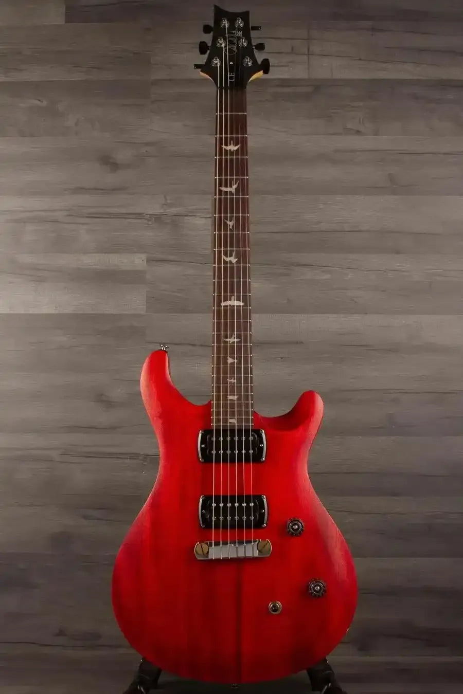 PRS SE CE24 Standard satin Stoptail - Vintage Cherry