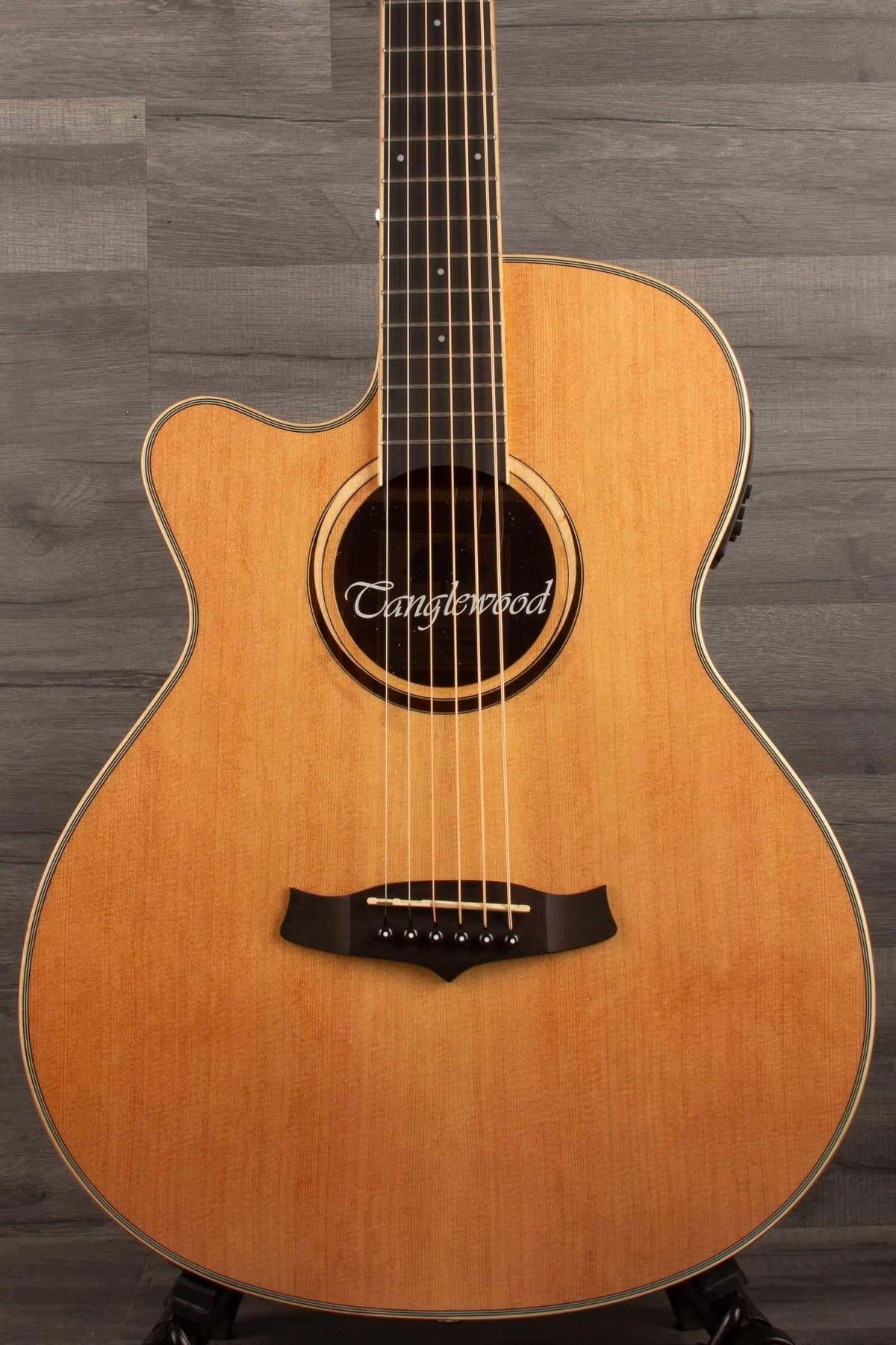 Tanglewood - TW4CENALH Winterleaf Super Folk Natural, Acoustic Guitar - Left handed