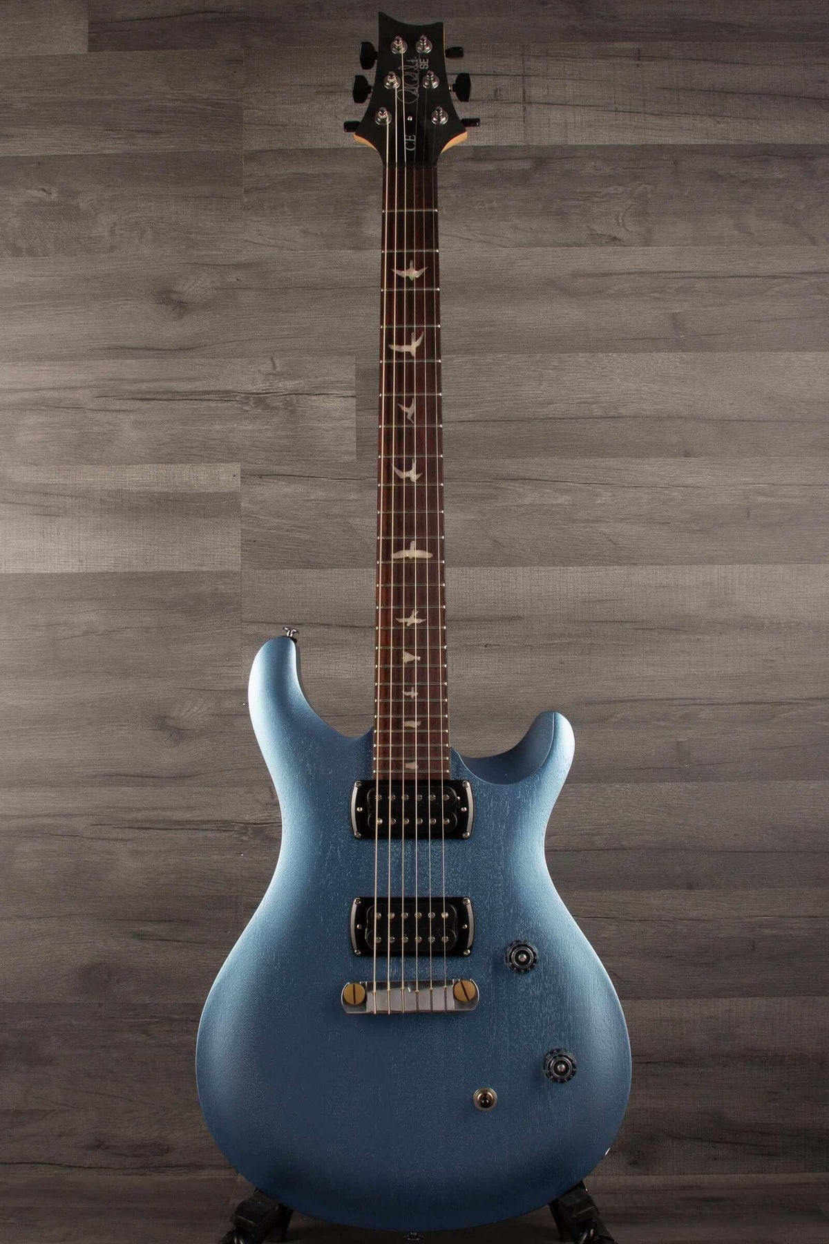 PRS SE CE24 Standard satin Stoptail - Ice blue metallic