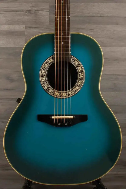 USED - Ovation Pinnacle 3712 Trans blue (inc hard case)