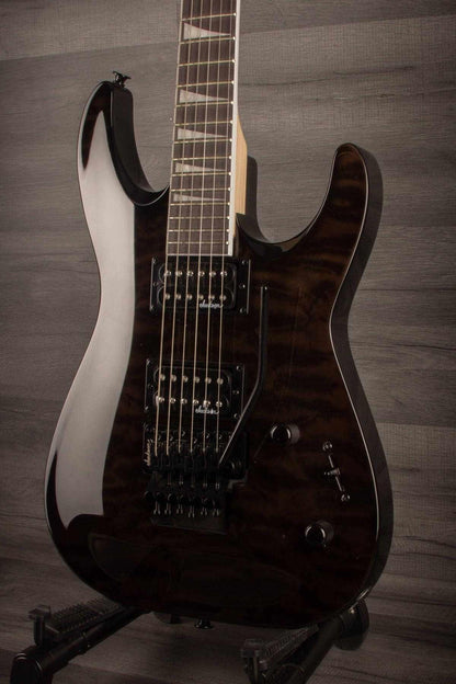 Jackson JS Series Dinky™ Arch Top JS32Q DKA Electric Guitar - Transparent Black