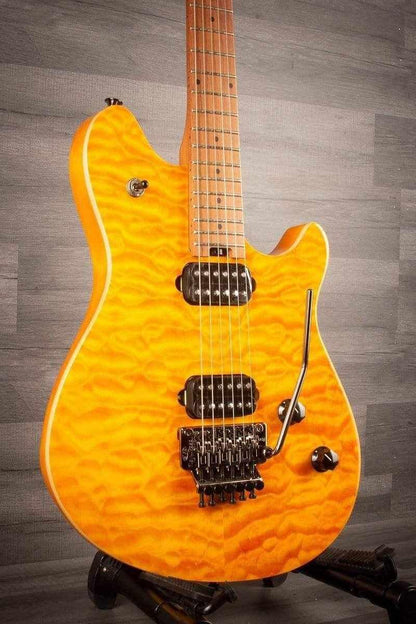USED - EVH Wolfgang Wg Standard QM Transparent Amber
